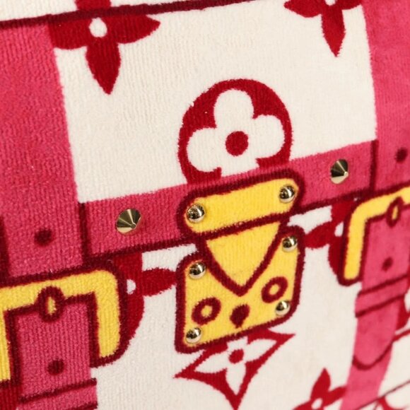 LOUIS VUITTON Cruise line Eponge Tote Bag Pile White M92096 LV Auth sw1167V - Picture 11 of 16